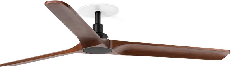 HEYWOOD RECESSED LED L Ventilator schwarz/Nussbaum Wall Control