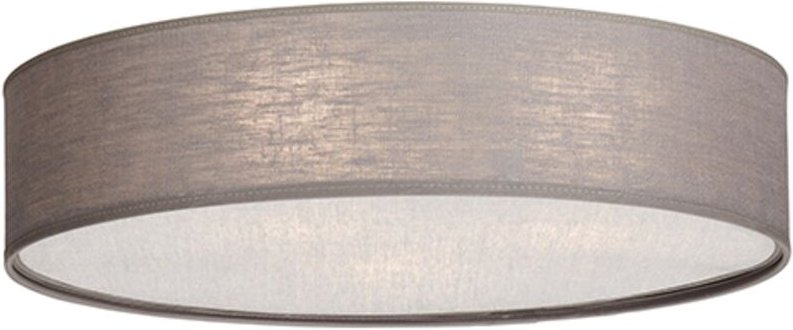 Belid - Soft 44cm Zylindrische Deckenleuchte Grau Leinen 2x E27