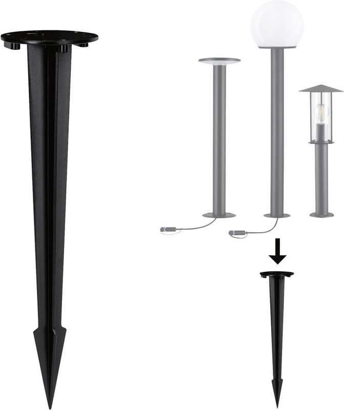 Paulmann 94695 Erdspieß Anthrazit