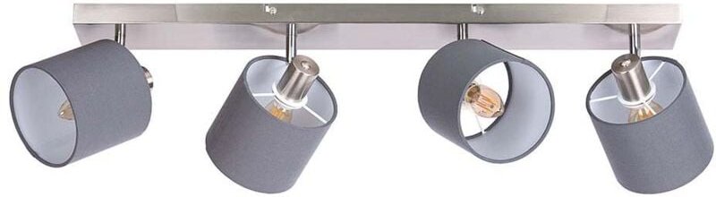 Deckenlampe Wohnzimmerleuchte Schlafzimmerlampe 4 Flammig Spots beweglich B 70cm