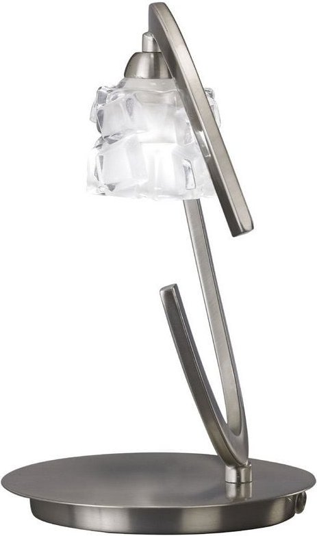 Inspired Mantra - Ice - Tischleuchte 1 Light G9 ECO, Satin Nickel