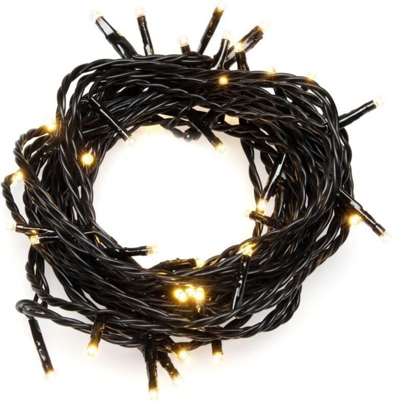 Konstsmide LED Microlichterkette für Außen 200 LED 200 LED, bernstein Lichterketten