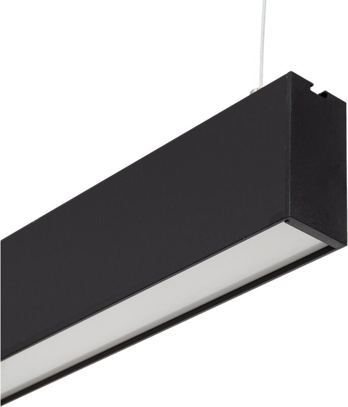Ledkia - led Linearstrahler 120cm 36W cct Crocker No Flicker (3000K - 4000K - 5000K) Schwarz Wählbar (Warm-Neutral-Kalt)
