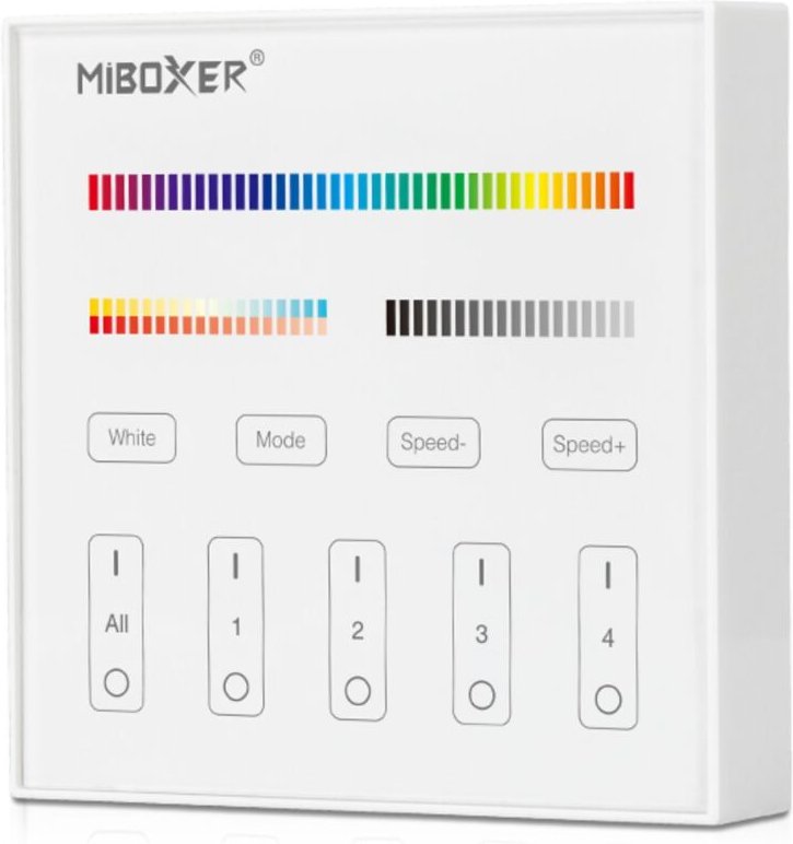 Rgb + cct Touch-Steuerung 4 Zonen - Weiß - Milight