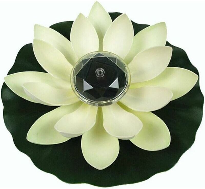 Thumbnail - Lotus-Licht, Solar-Schwimmteich-Dekoration, Lotusblume, LED, wechselnde Blumen, Nachtlicht, Lampe für Pool-Party, Garten...