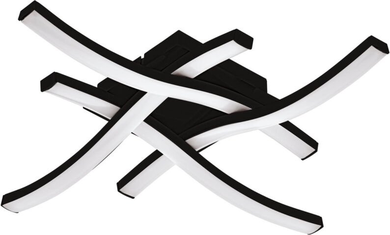 Eglo LED Deckenleuchte Cabezas-E 20W, 2480 lm, 3000K, warmweiß, Stahl, Kunststoff Deckenlampen & Kronleuchter