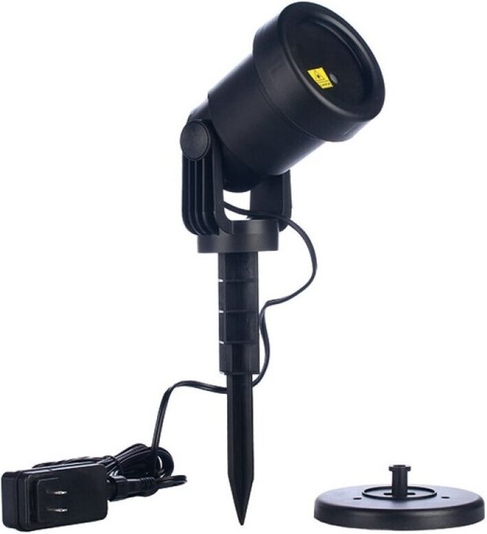 Laserprojektor (rot/grün) Blinklicht + Bewegung + Schlitten