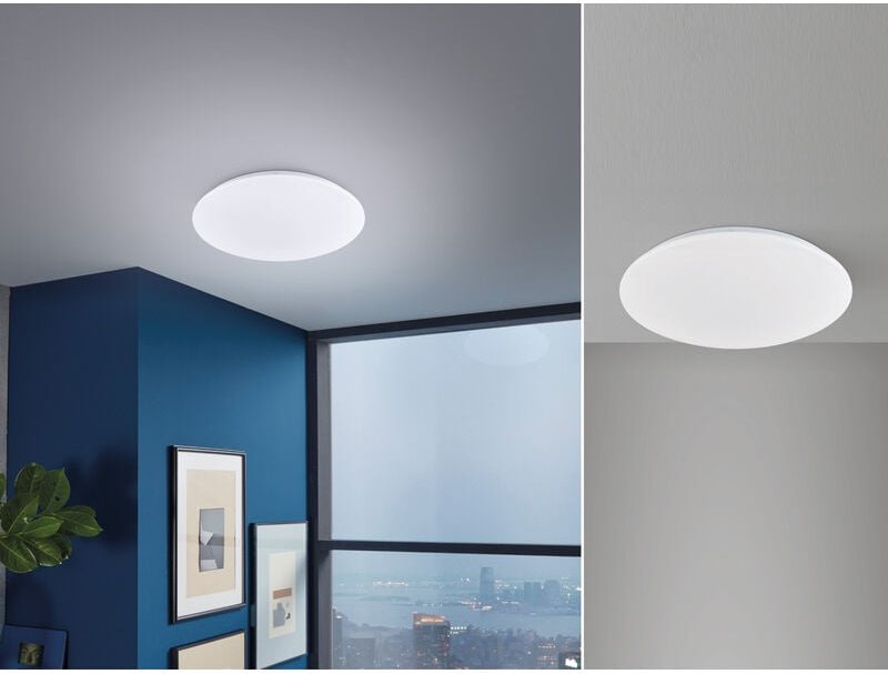 LED Deckenleuchte MONA flach, dimmbar über Lichtschalter, Ø 39,5cm