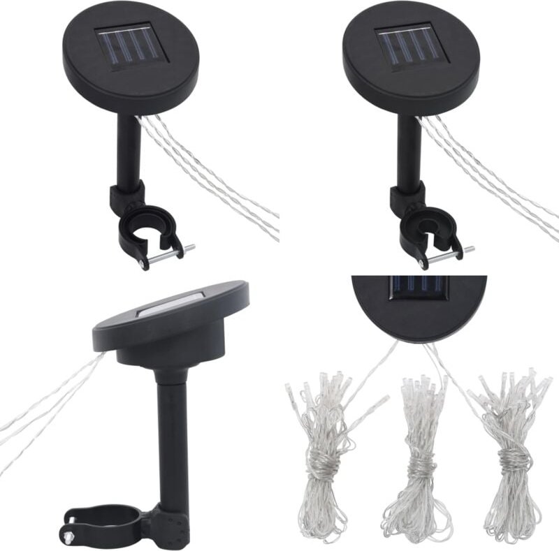 Pavillon-LED-Lichterketten mit Solarpanel - Lichterkette - Lichterketten - Home & Living - Weiß