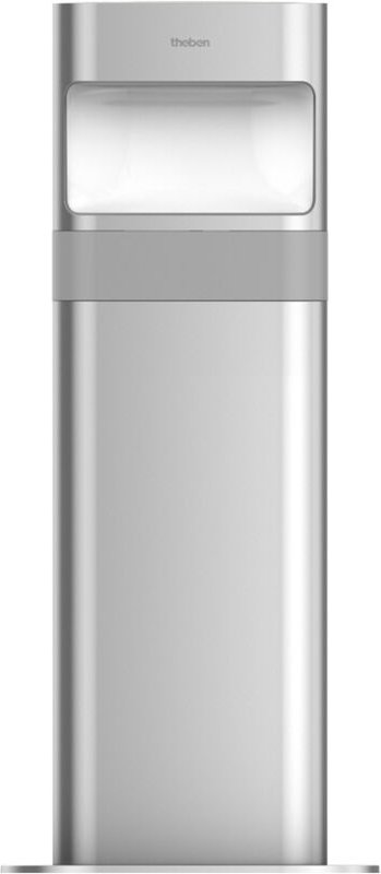 Theben - theLeda d bl al - LED-Poller-Leuchte (kurz), 8.5 Watt, aluminium