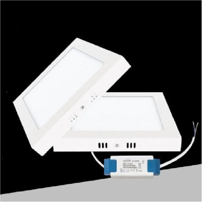 Thumbnail - Trade Shop Traesio - Trade Shop - deckenleuchte led-panel 12 watt quadratisch cct drei lichtfarben P170B-Q3C -