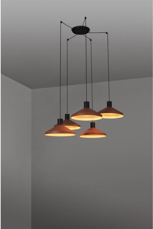 Faro KOMBO - Cluster Pendelleuchte Orange, E27