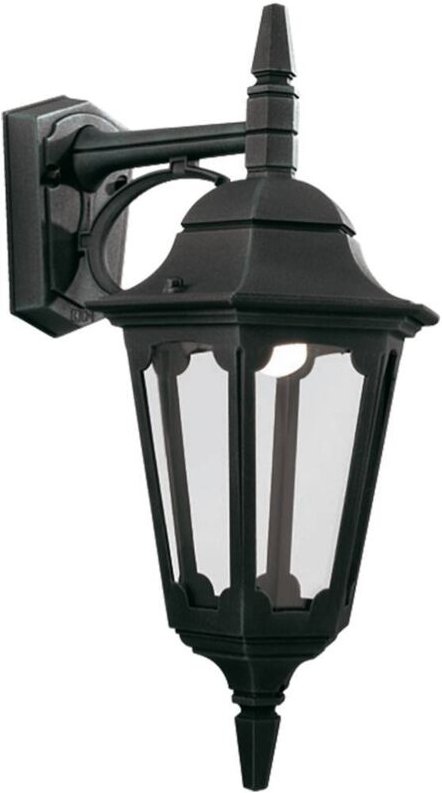 Elstead Parish - 1 Licht Außenwandlaterne Licht Schwarz IP44, E27