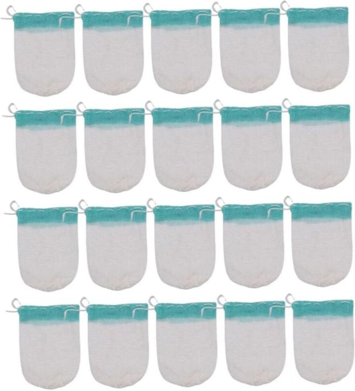 Sollbry - Gasmäntel, Universal-Kerosin-Mantles, Lichtabdeckung, Laterne, Camping, Ersatz-Mantles, Grün, 20 Stück