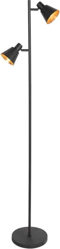 Stehlampe - Oeroe - schwarz - metall - E14 - 4117ZW - Mexlite