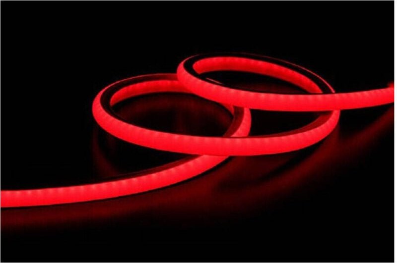 Trade Shop - strip led neon flessibible striscia decorativa 5 mt IP65 vari toni luce U-12V -