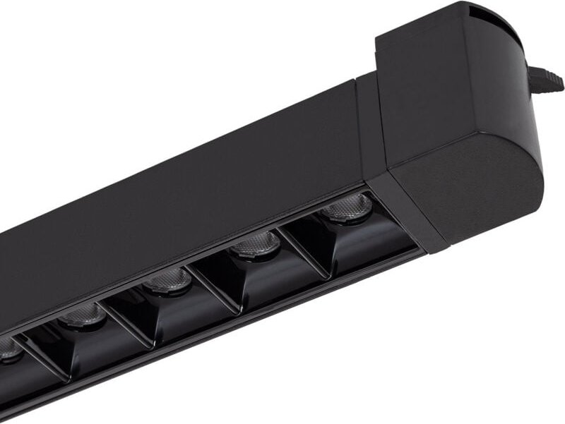 Efectoled - 3-Phasenstromschiene Linear LED-Strahler 15W UGR13 4000K Schwarz