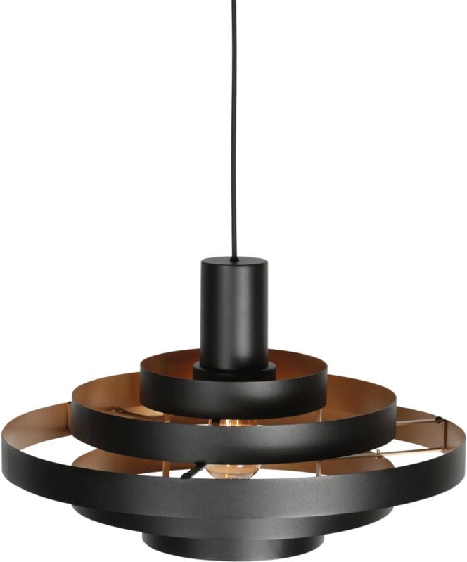 Hängeleuchte - schwarz - metall - ø 50cm - E27 - - Steinhauer