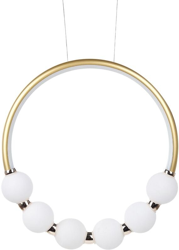 LED Hängeleuchte FANE Metall Gold