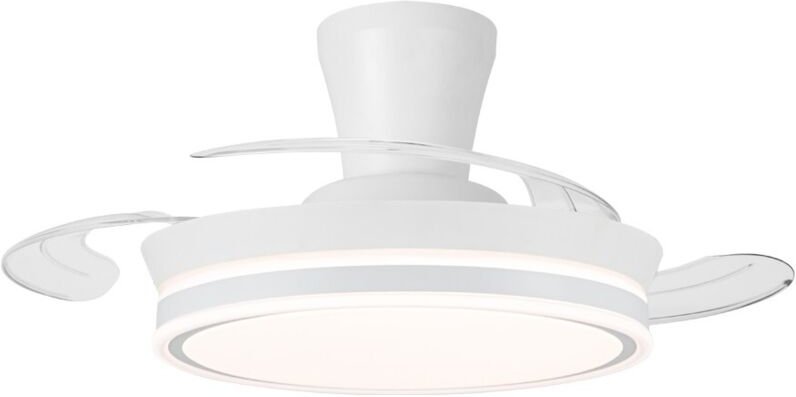 Supereco Long Mini 39W 3822Lm CCT LED-Ventilator mit einziehbaren Flügeln