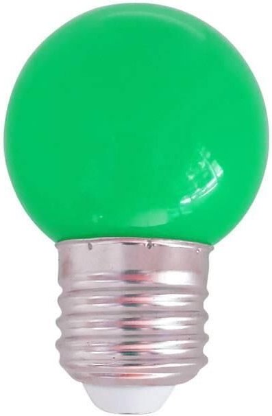 Grüne LED-Glühbirne grün E27 1W 230Vac 360º