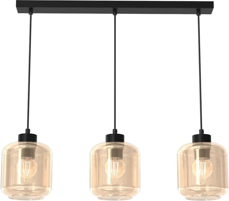 Hängelampe SOMBRA AMBER 3xE27