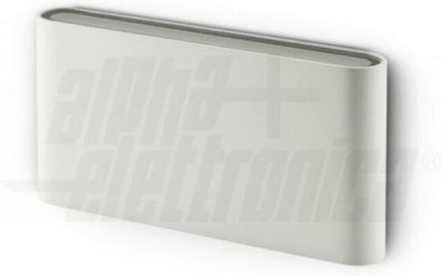 Alpha Elettronica - Alpha electronic twin 12w 3/4/6k ip54 weiß led applique - jo480w-40cct