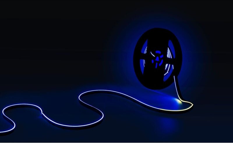 Barcelona Led - Intelligenter rgb cob LED-Streifen - 24V dc - Seitliche