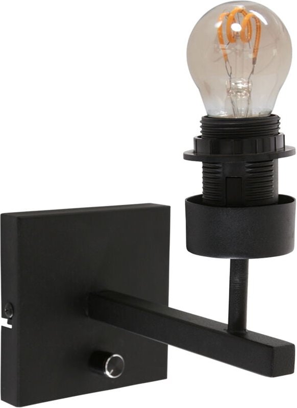 Steinhauer - wandleuchte - Stang - schwarz - metall - einzelne