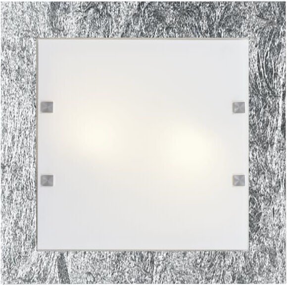 Leaf argento plafoniera