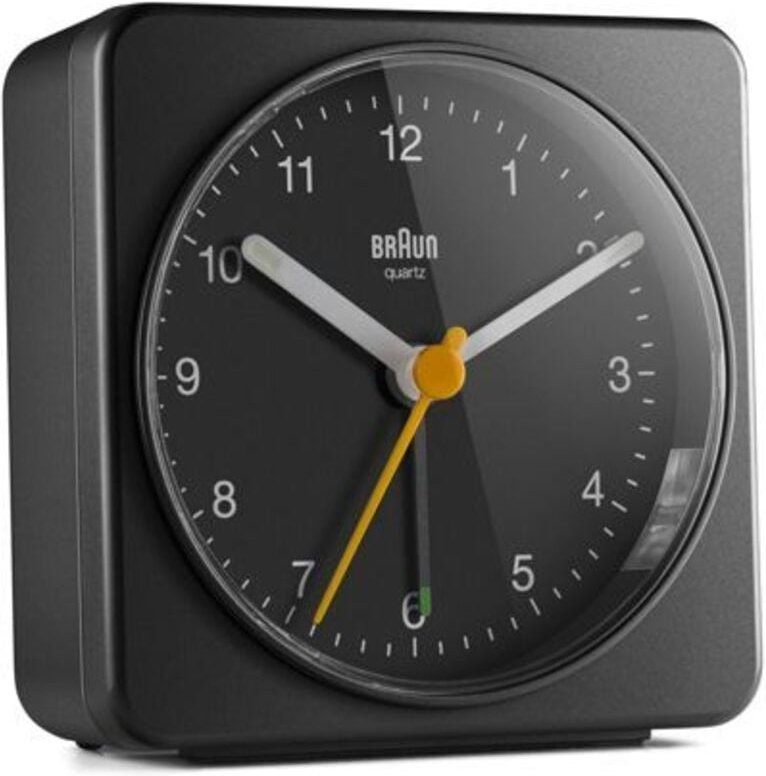 Bc 03 b Quarzwecker analog schwarz - Braun