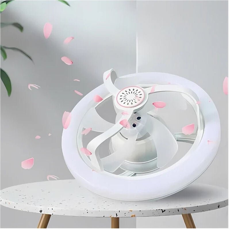 Trade Shop Traesio - Trade Shop - sky refresh einstellbarer rgb-led-deckenventilator mit fernbedienung -