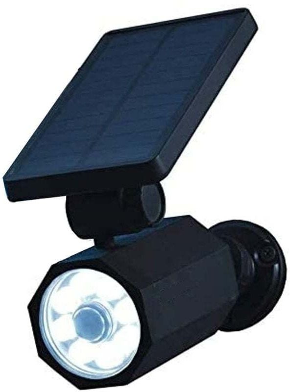 Bionic Spotlight Deluxe Solarbetriebene LED-Strahler mit Bewegungsmelder, 7,6 m lang, wasserdicht und frostbeständig, fü...