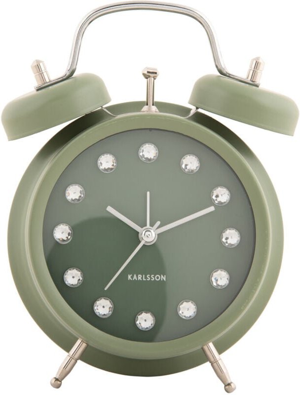 Karlsson - Wecker Glamour glam diamonds, ø 11,8 cm