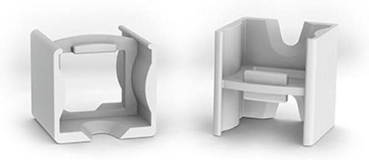 Thumbnail - Linearverbinder fur schlankes 15 mm led profil - abs - grau