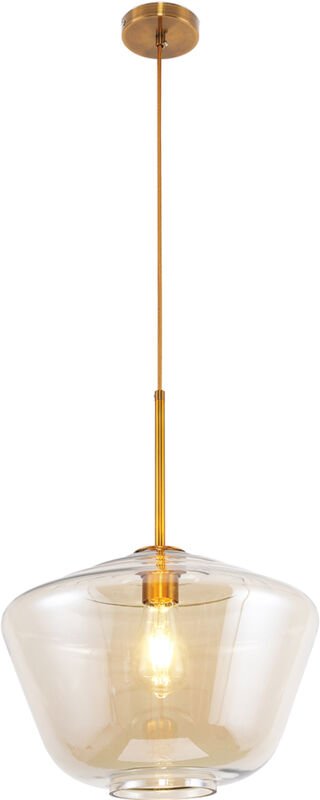 Privatefloor - Kristall-Deckenleuchte - Pendelleuchte im Vintage-Design - Erik Beige