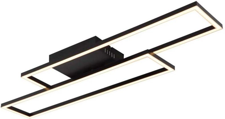 Deckenlampe Deckenleuchte Wohnzimmerlampe schwarz matt beweglich LED L 80 cm