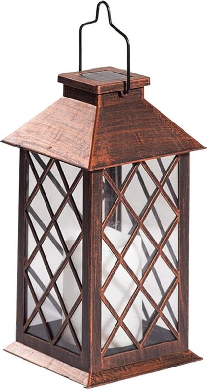 Solarlaterne, Hängelaterne led flackernde flammenlose Kerzenlichter