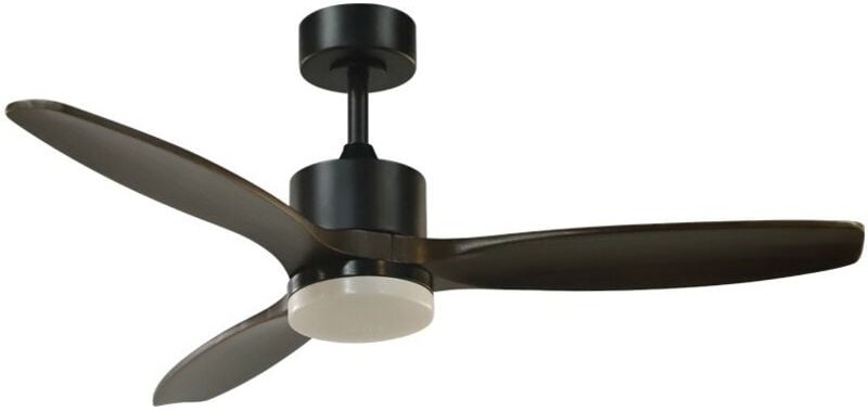 Cristalrecord - Terre Black LED-Deckenventilator 22W cct