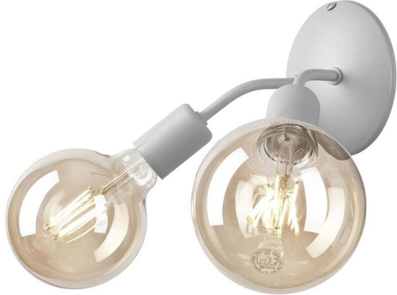 Thumbnail - Lamkur Viggo Wandleuchte Silber, 2x E27