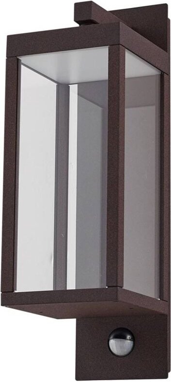 Lucande - Wandleuchte außen 'Ferdinand' aus Aluminium mit Bewegungsmelder von