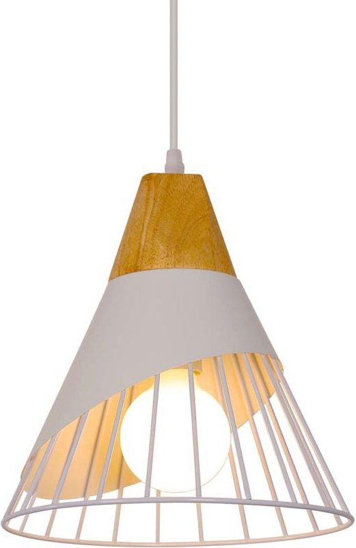 Goeco - Hängeleuchte Industrielle Leuchte, Kronleuchter Lampe Metall Kronleuchter Weiß Retro Industrielle für Esszimmer,...