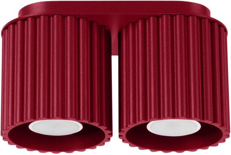 Thumbnail - Deckenleuchte AURA 2 GU10 BURGUNDY ALU SOLLUX SL.1820