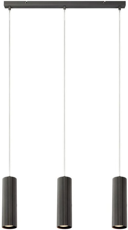 Costilla Deckenanhänger Straight Bar 3 Hell Dunkelgrau - Markslojd