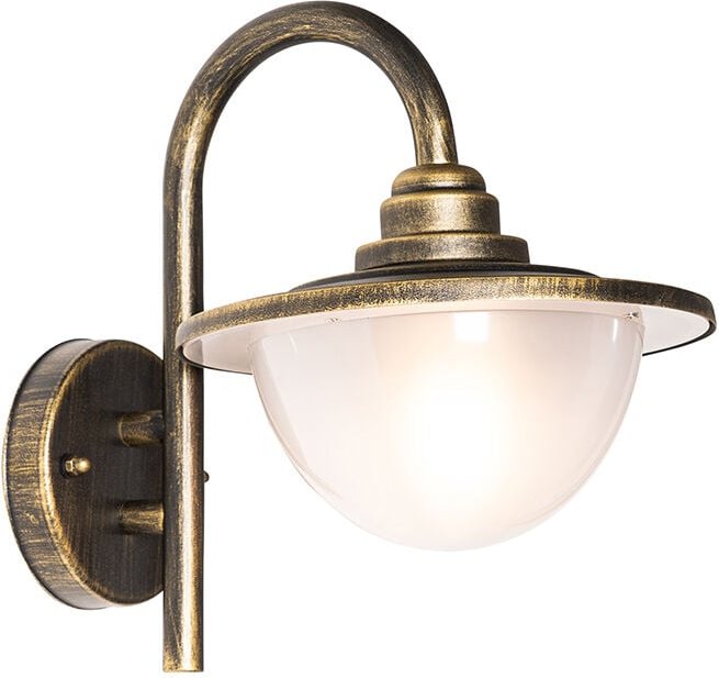 Klassische Außenwandlaterne Antikgold IP44 - Brügge