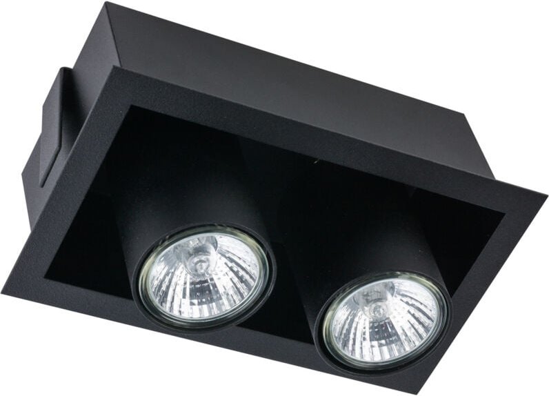 Einbauleuchte Downlight 2 GU10 R50 Schwarz Nowodvorski 8940