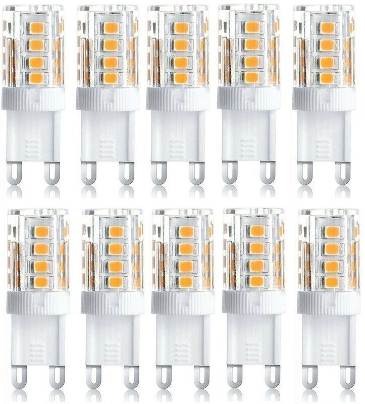 10er-Pack LED-Strahler, dekorative LED-Leuchten, G9-LED-Lampen, 5 W, warmweiß/kaltweiß, energiesparende LED-Lampen, Ersa...