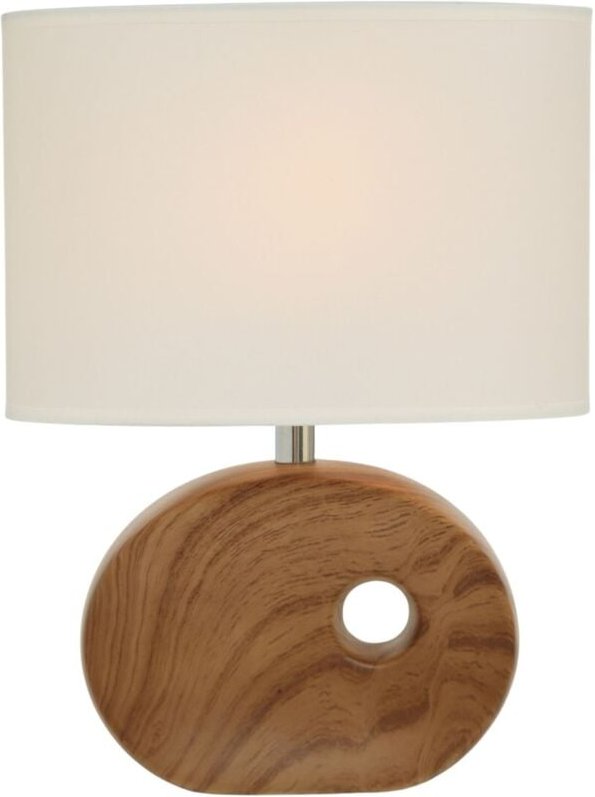 Tischlampe mit Porzellanbasis OAKVILLE, 30 cm