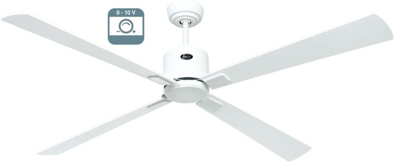 Eco neo iii 152, lichtloser Ventilator mit weißem Gehäuse,