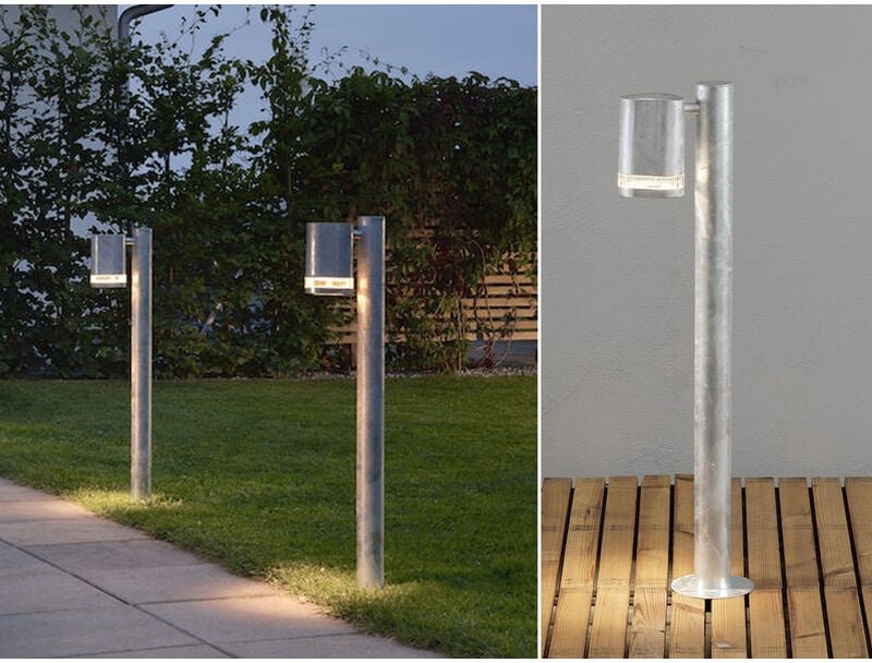 Konstsmide - 2er-Set Wegeleuchten modena galv. Stahl, GU10, Höhe 70 cm, IP44